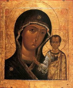 Обретена Казанская икона Божией Матери