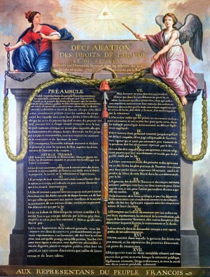 Революционная Франция приняла Декларацию прав человека и гражданина