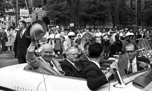 Никита Хрущёв первым из советских лидеров посетил США
