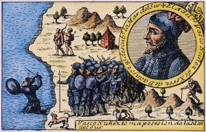 Нуньес де Бальбоа первым из европейцев увидел Тихий океан