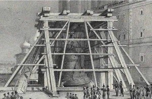 Завершена отливка гигантского Успенского колокола - «Царь-колокола»