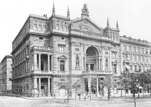 Начался пожар в Венском театре комической оперы